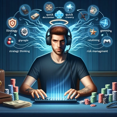 a player who uses skills such as strategy and decision-making